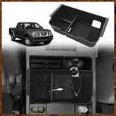 Muslogy center console organizer for Nissan Frontier fit keeps daily items neatly in place