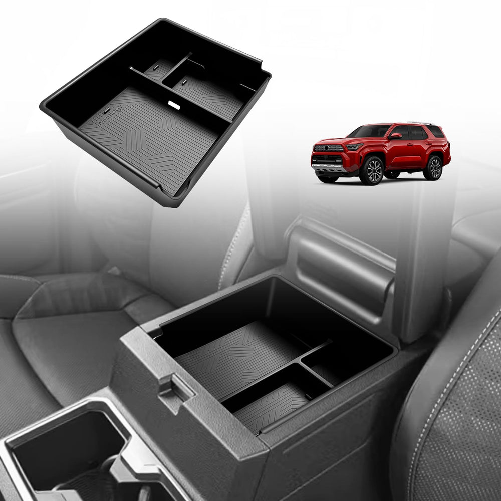 Muslogy center console organizer for Toyota 4Runner fits 2025–2026 models, organized access.