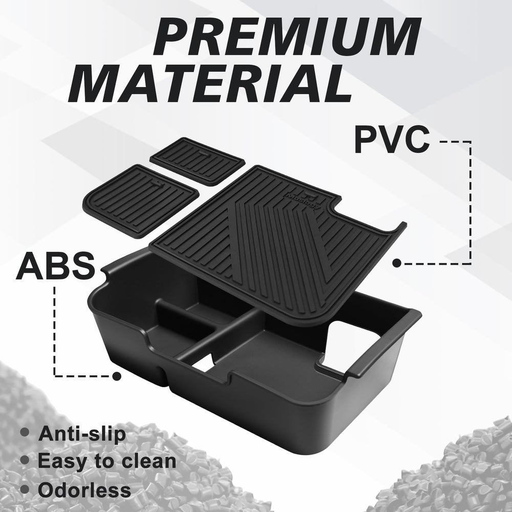 Muslogy console tray divider highlights compartments for easy daily storage