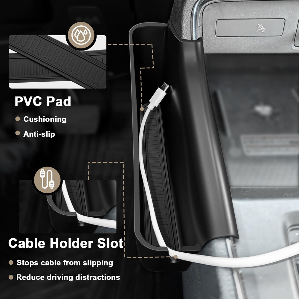 Muslogy CR-V durable ABS tray adds organized storage with a clean look.