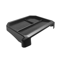 Black finish complements the interior and 8-inch screen setup.