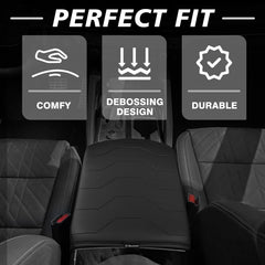 Muslogy durable protection guards center console from dirt and paw prints.