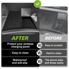 Muslogy easy-install center console insert simplifies setup and cleaning.