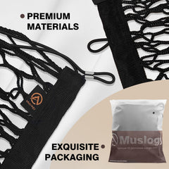 Muslogy LockNflex material holds items tight and minimizes shifting.