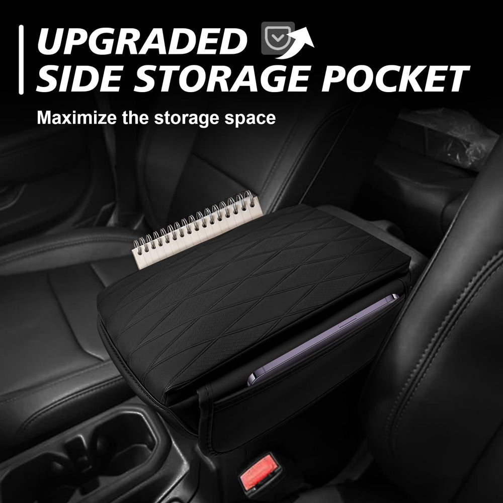 Muslogy protects center console from dirt and pet paws.