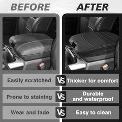 Muslogy protective cover shields center console from daily use