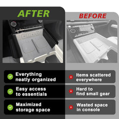 Premium ABS construction by Muslogy for durable, easy to clean interior upgrade.