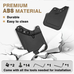 Muslogy Tacoma mud flaps rear left extra-large reduces spray on highways