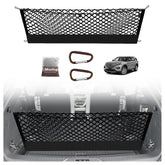 Muslogy truck bed cargo net with custom-fit design keeps items secure during travel.