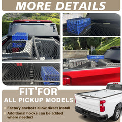 Muslogy cargo net in action using vehicle anchors for daily errands
