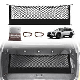 Muslogy truck bed cargo net in Outback fit close-up showing secure anchors.