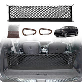 Muslogy Trunk Cargo Net installed in Kia Telluride for secure cargo control.