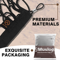 Muslogy upgraded metallic clips provide strong bearing capacity.