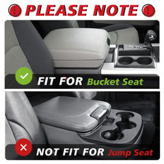 Muslogy vegan leather center console cover adds soft touch and durable protection