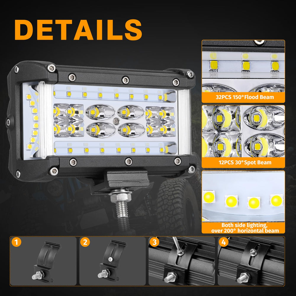 Muto-Beam off-road application use enhances visibility on trails.