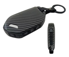 Muxkenper key fob cover front carbon fiber shields the top surface with a premium look
