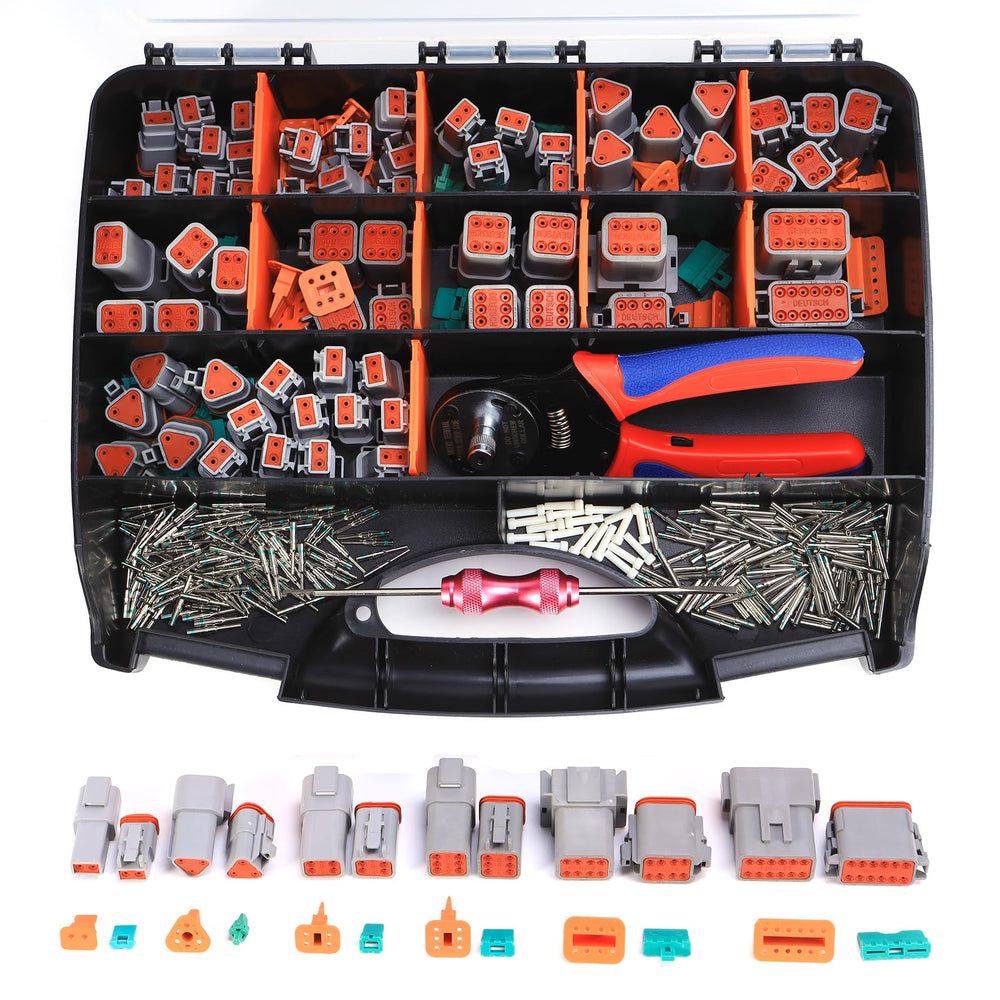 MUYI DT connector kit main pack for versatile wiring projects