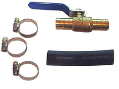 Clamps and hose assembly included for secure A/C bypass fit with Muzzys kit.