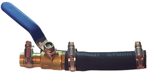 Muzzys A/C hack kit valve installed at the water pump improves cooling.