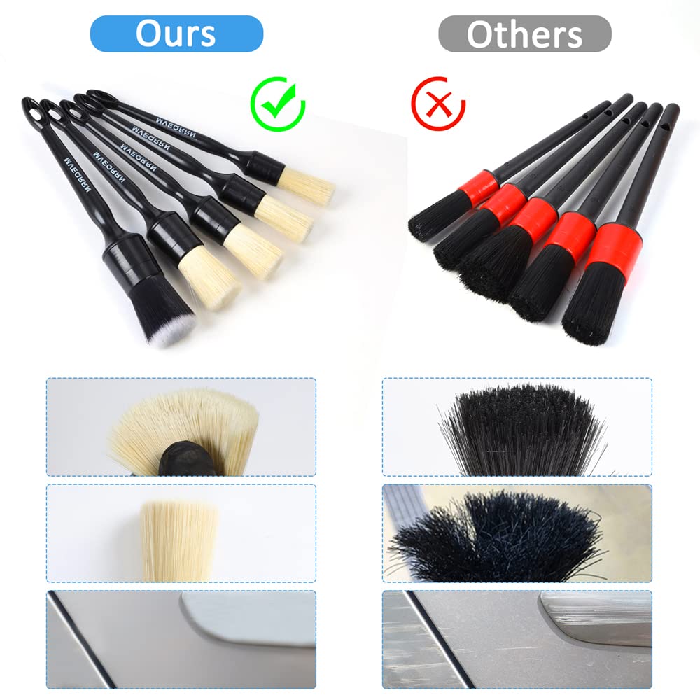 MVEQRRN duster detail brush for dusting dashboards and delicate interiors.