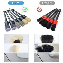 MVEQRRN leather seat brush for delicate surfaces and thorough cleaning.