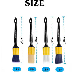 MVEQRRN soft boars hair brush for interior cleaning, gentle on dashboards.