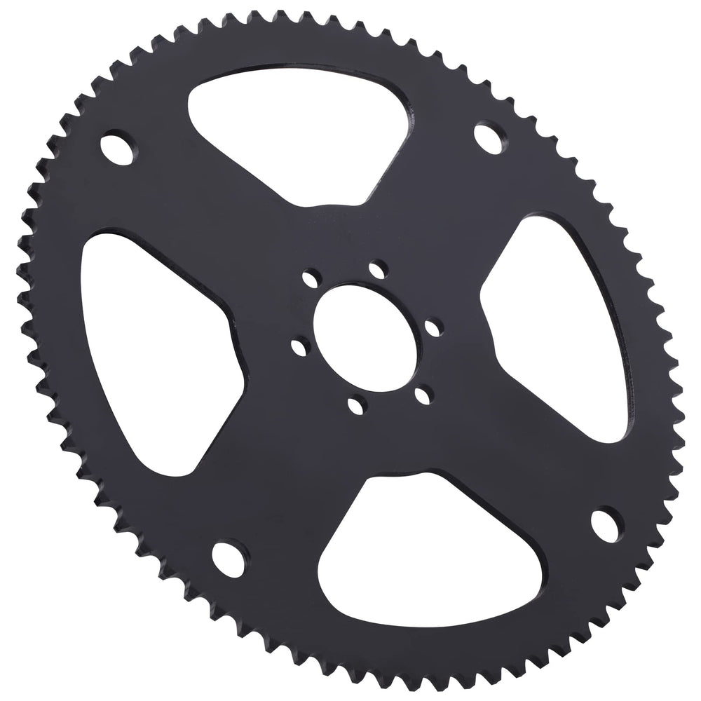 MWMNUN 35 chain 75-tooth rear sprocket side profile shows precise alignment