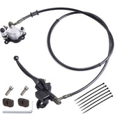 MWMNUN hydraulic brake on left 7/8-inch handlebar with 50-inch hose improves stopping control for DB30 mini bikes.