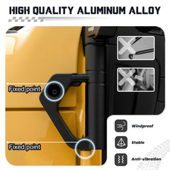 MWNYO blue-light filtering mirror reduces glare for long drives.
