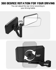 MWNYO easy-install mirrors fit without drilling for fast trail-ready setup.