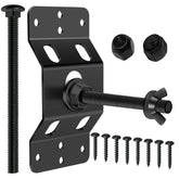 MY RUSTIC spare tire mount wall bracket keeps tires secure and organized.