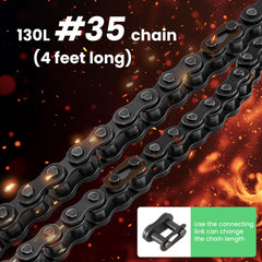 mycheng Predator 212 clutch kit features rubber dampers to smooth operation.