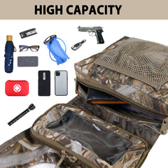 MYDAYS bag zipper and seam provide rain protection and durability.