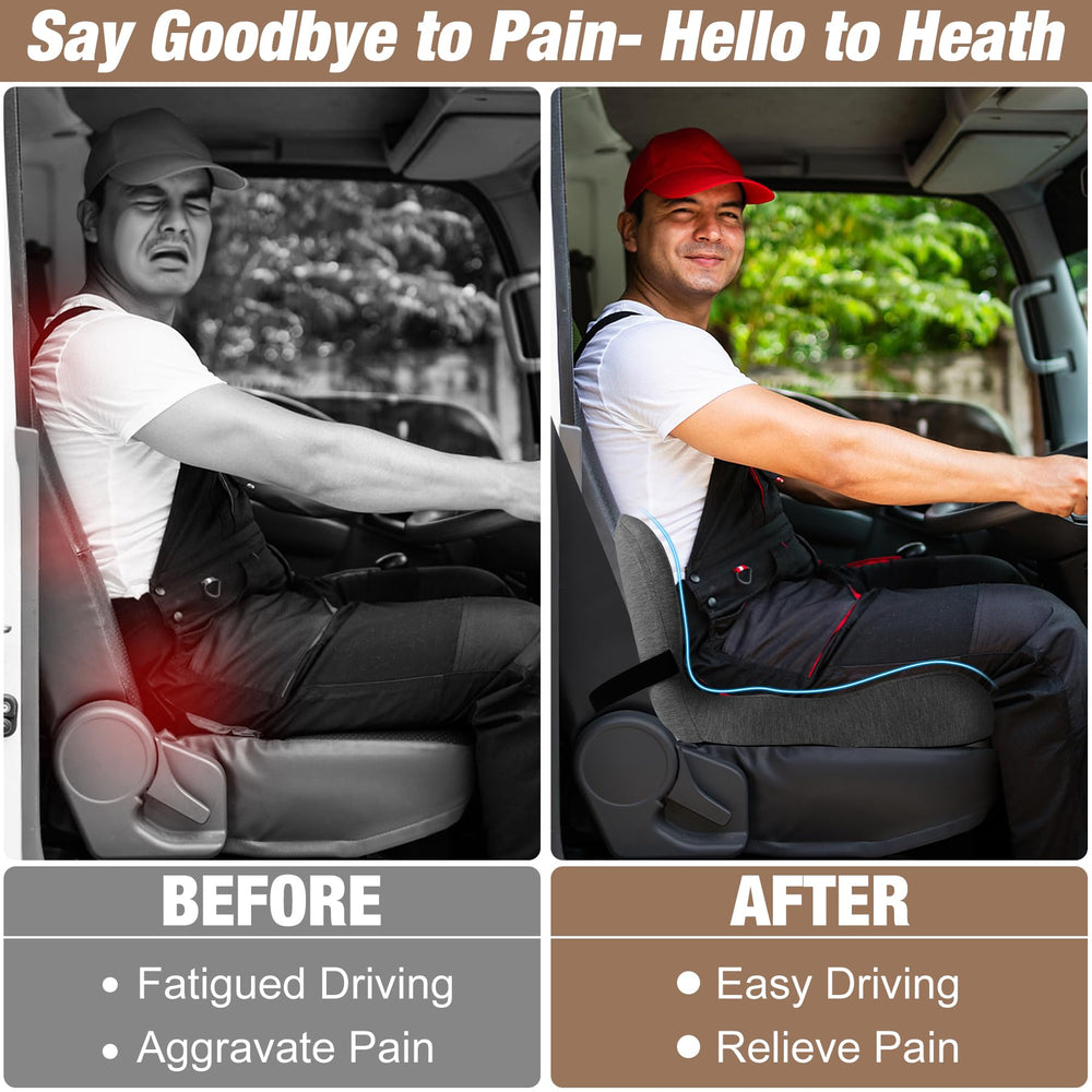 MYFAMIREA breathable mesh fabric keeps you cool on long drives.