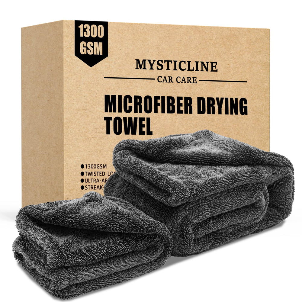 Mysticline car drying towel 24x36 for fast, lint-free car drying.