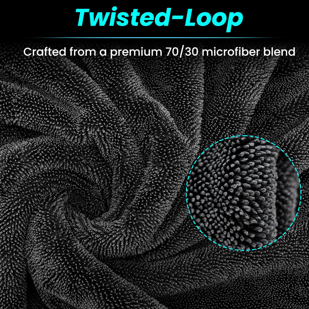 Mysticline edgeless-stitch design protects paint during drying.