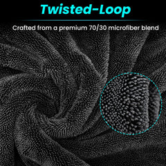 Mysticline edgeless-stitch design protects paint during drying.