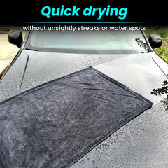 Mysticline twisted-loop absorption lifts water quickly on panels.