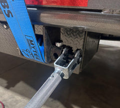 Mytee Products 39.5-inch winch bar supports efficient flatbed strap management.