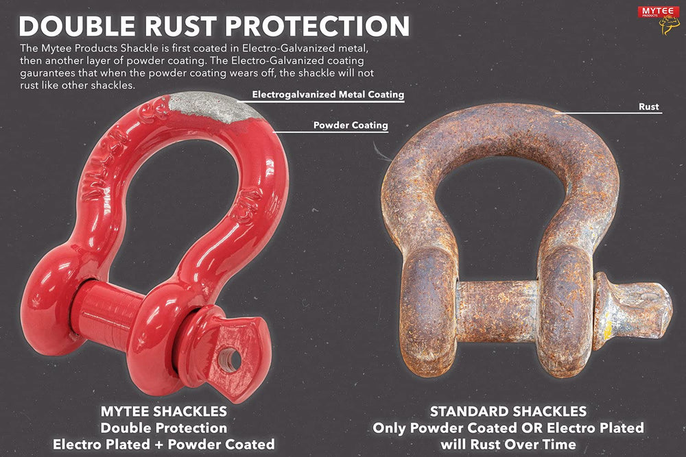 4-pack provides ready-to-use spares for fleet maintenance and multiple towing points.