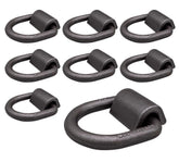 Mytee Products 8-pack 5/8 inch heavy-duty weld-on D-ring closeup for secure tie-downs.
