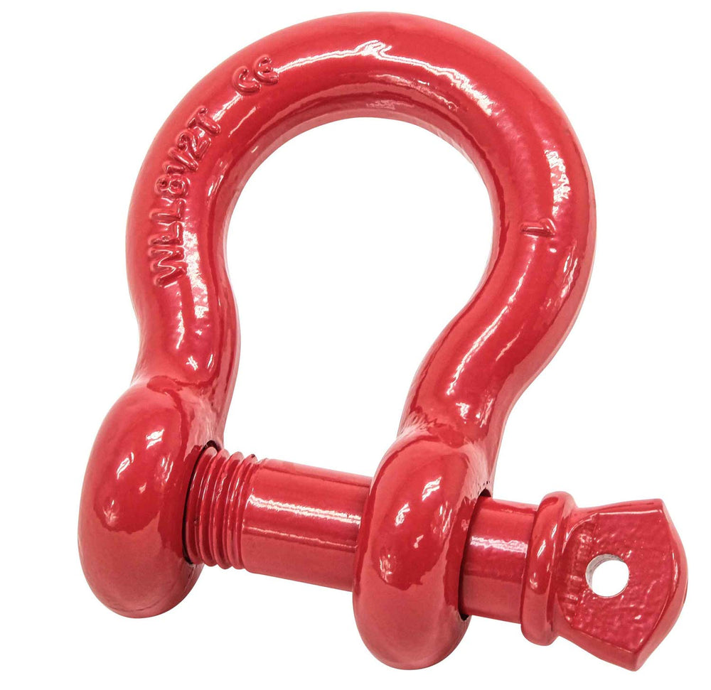 Breaking strength 112,400 lbs supports high-stress rigging scenarios and back-up safety margins.