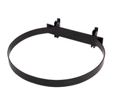 Mytee Products e-track bucket holder mounted on trailer frame showing secure 5-gallon bucket.