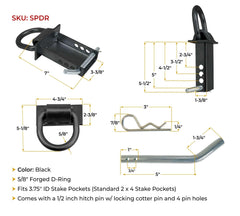 Rugged, heavy-duty design supports secure ties in practice.