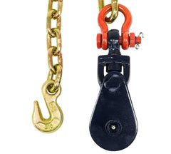 Gold-chromate chain rust resistance close-up