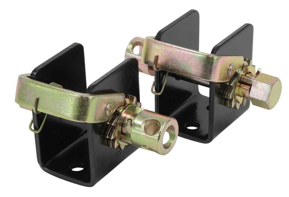 Mytee Products lashing winch set in holding position on frame