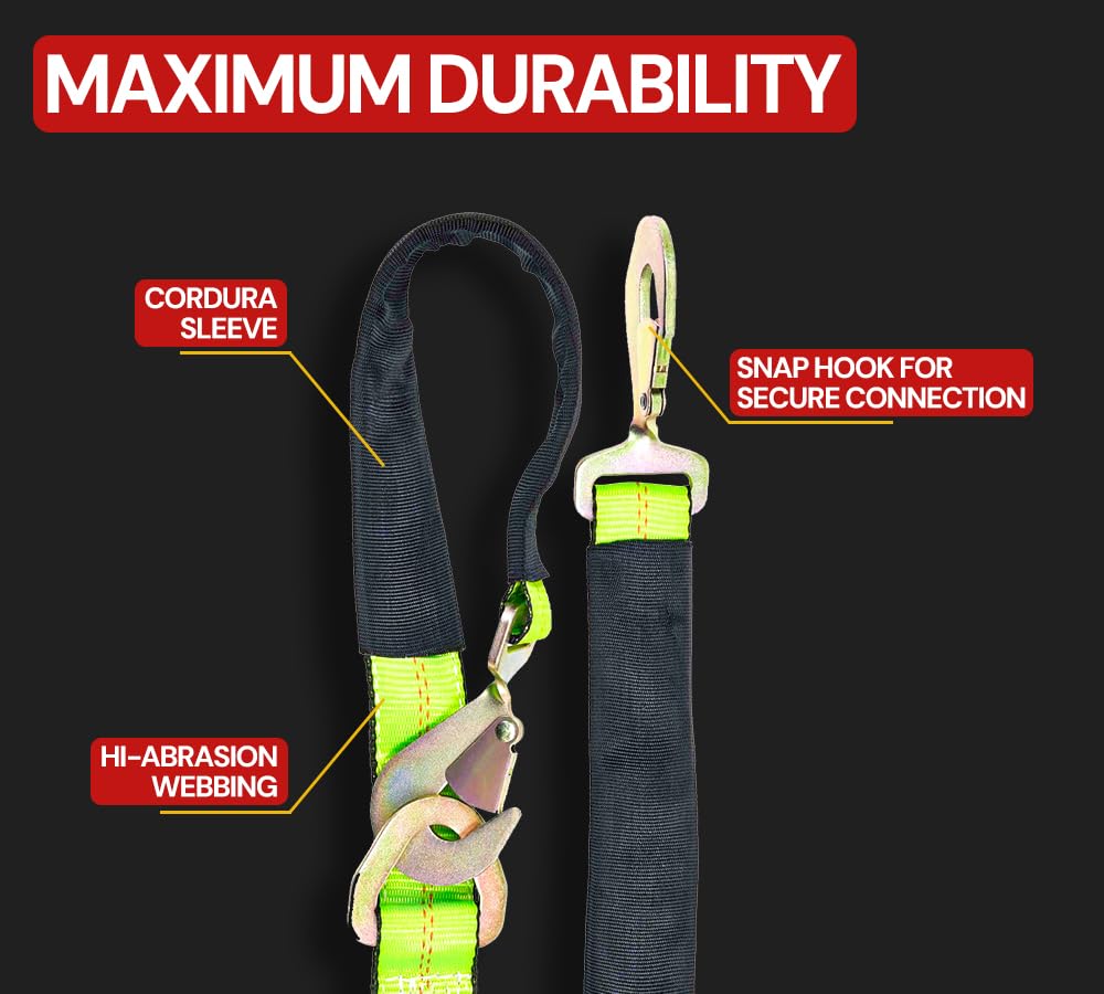 Abrasion-resistant webbing extends strap life in demanding environments