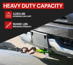 Green hi-viz webbing improves visibility on busy job sites