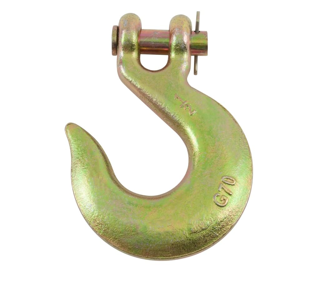 Wide throat design of Mytee slip hook fits various hitch loops.