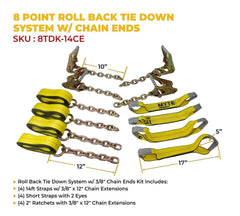 Mytee gold-chromate chain extensions offer corrosion resistance